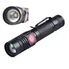 Portable 3 Modes Flashlight Rechargeable LED Flashlight Super Bright Zoomable USB LED Torch Flashlight