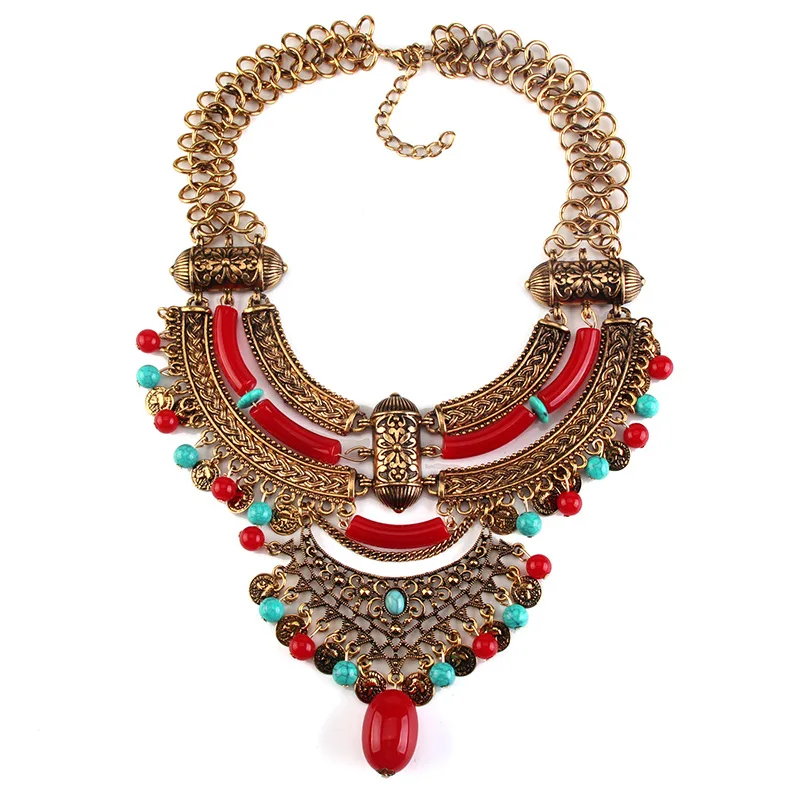 

Fashion vintage pattern necklace accessories for women, N/a