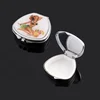 small cheap advertising metal pill box with mirror CD-YH063
