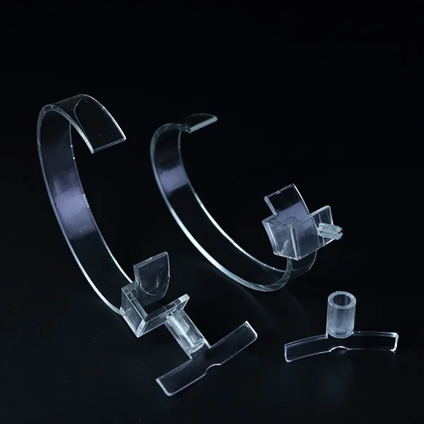 

Factory sale watch display for watch holder stand C ring, Clear