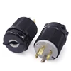 NEMA L14-30P Generator Plug, 30 Amp 4-Prong Industrial Grade Locking Male Plug Up to 7,500W, Grounding Type