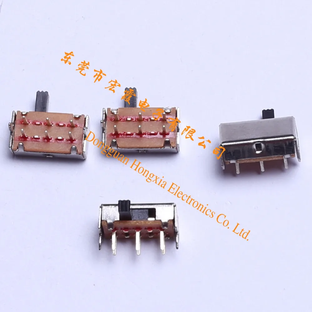 Adhesive force 4.0mm long travel 2P2T micro slide switch SK22H07