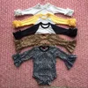 2019 Hot Sale Spring Multi Styles Available Baby Print Leopard Romper With Ruffle Sleeves