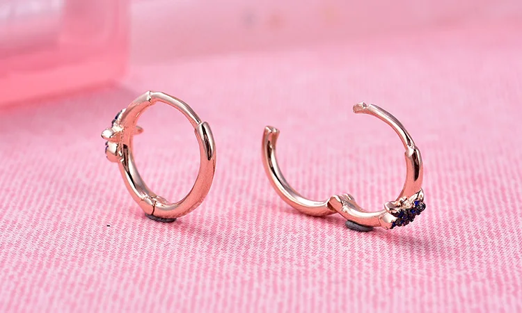 POLIVA Fashionable 925 Sterling Silver CZ Stone Earrings Star Lovisa Fancy Earrings