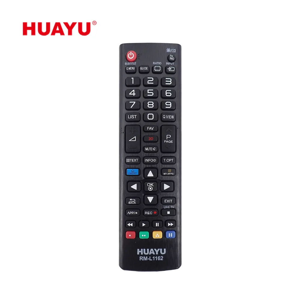 

SYSTO RM-L1162 HUAYU UNIVERSAL USE FOR LG LCD LED TV REMOTE CONTROL REPLACE FOR AKB74915330 AKB73715622 AKB73715669 AKB74915325, Black