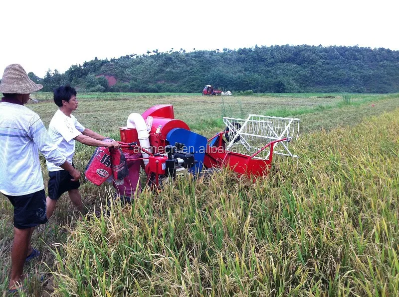 4LZ-0.6A rice wheat combine harvester 15.jpg