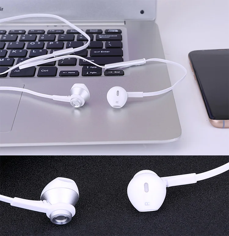 Drop Shopping Universal Hifi Microphone Headset Sport Stereo In-Ear Wired Mobile Earphone