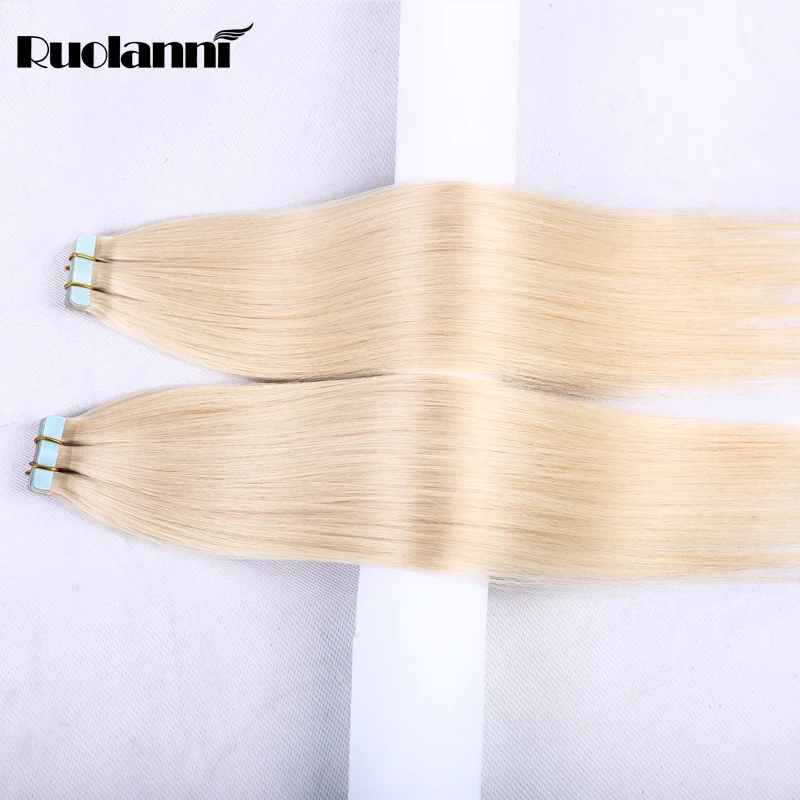 

100% european Unprocessed virgin hair tape hair extension