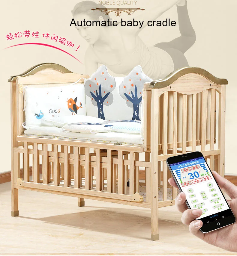 Non Toxic Ecofriendly Material Antique Baby Cot/baby Bed Picture