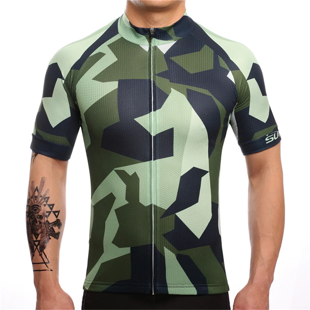 

FUALRNY 2019 Quick Dry Cycling Jersey Summer Men Mtb Bicycle Short Clothing Ropa Bicicleta Maillot Ciclismo Bike Clothes #DX-07