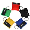 CPR mask keychain including mask and glove, Cpr life key chain
