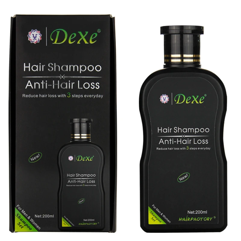 

anti hair loss shampoo, Black