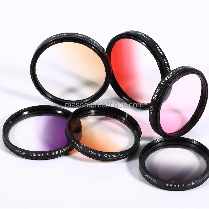 

MASSA  camera lens gradient color filter