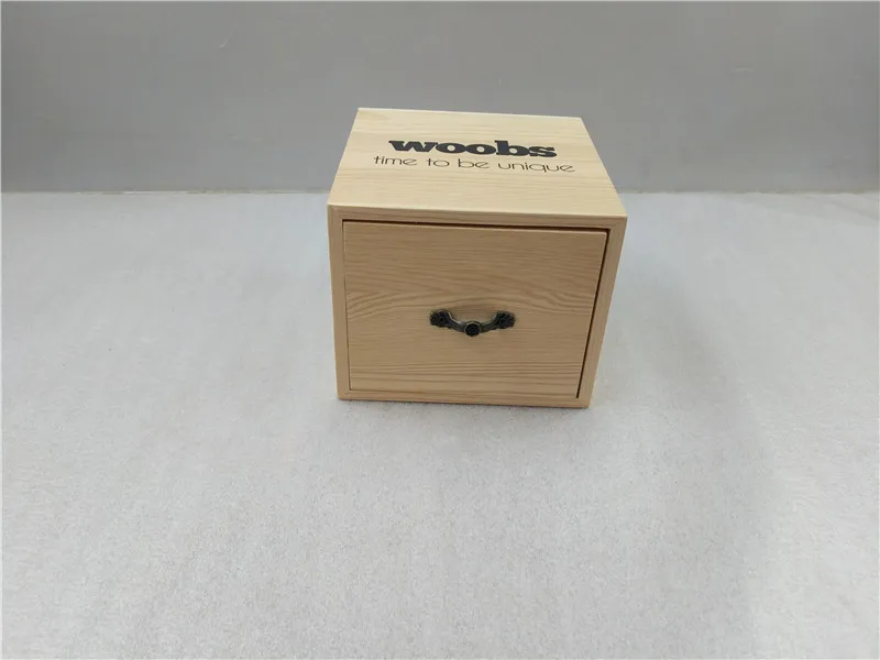 Small Wooden Sliding Drawer Box