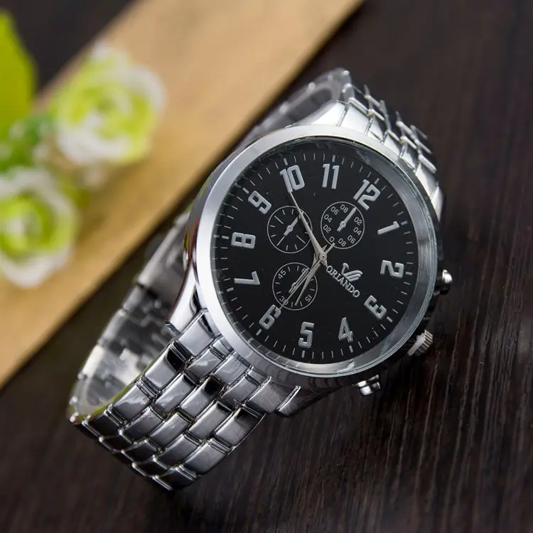 

stainless steel new design unisex watches with metal case fashion with low mop dial julius ORLANDO watch