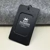 customized debossed or silver foil stamping clothes hang tag