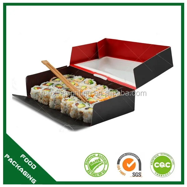 2019 Japanese Style Take Out Black Sushi Box Buy Japanese Style Sushi Box,Sushi Box,Take Out