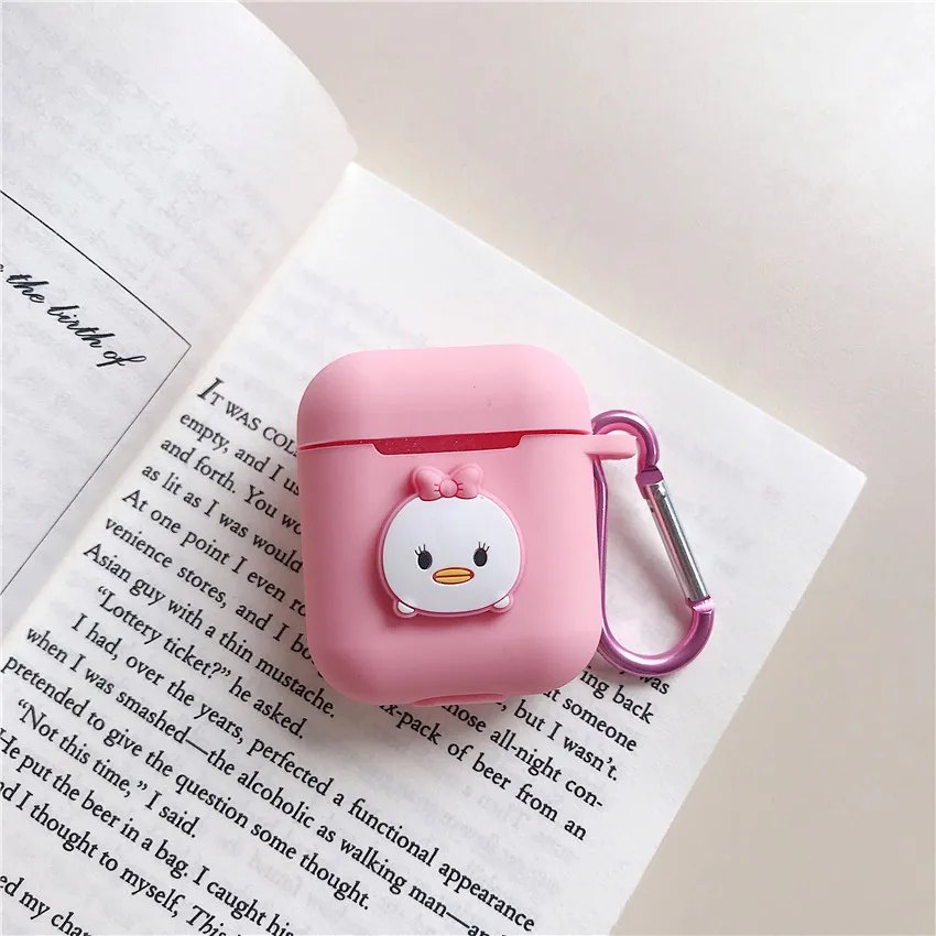 

cartoon silicone case for airpods Mickey cover for air pods bluetooth earphone charging box, Colorful