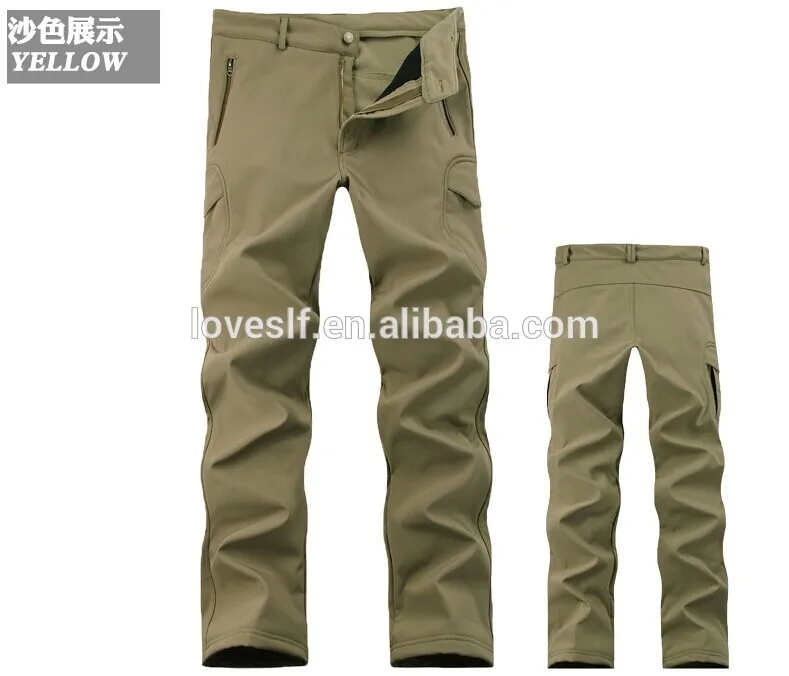 

Loveslf hot selling mens winter casual tactical pants cotton trousers for men male military softshell pants