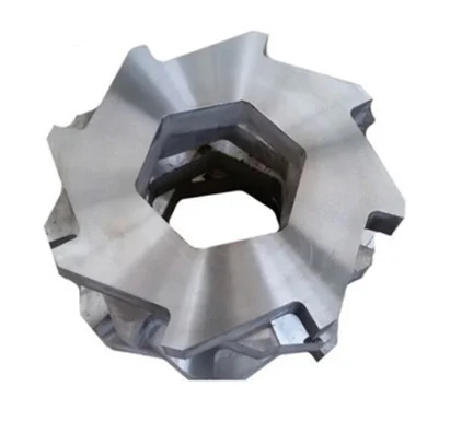 
high wear resistance Scrap hard plastic double shaft shredder blades 