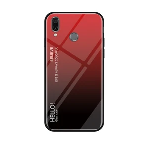 Tempered Glass Gradient Phone Case Xiaomi Redmi Note 7
