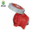 panel Socket for reefer container IP67 Waterproof 4 Pin 400V-440V 32A IEC60309-2