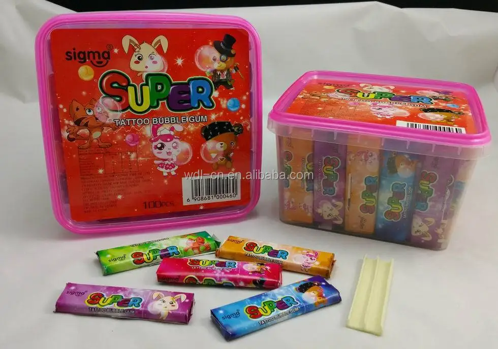 
super tattoo bubble gum 