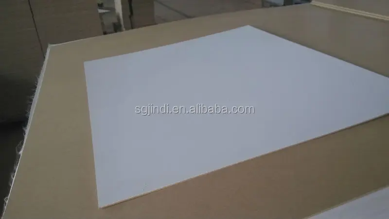 
Titanium white colour melamine MDF board 