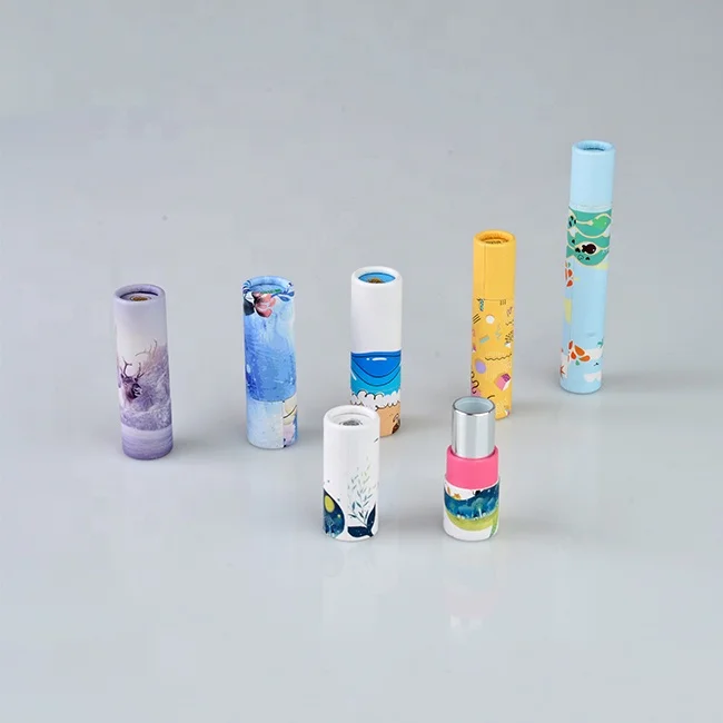 
Custom Paper Packing Recyclable Test Tube Lipstick Packaging Box 