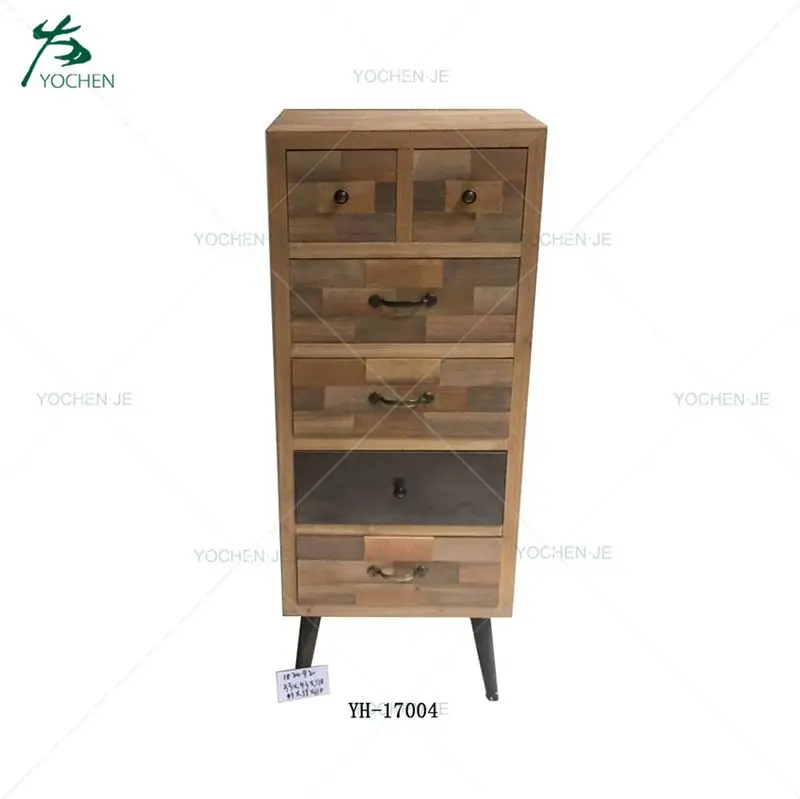Industrial Style Narrow Metal Tall Storage With Drawers Buy