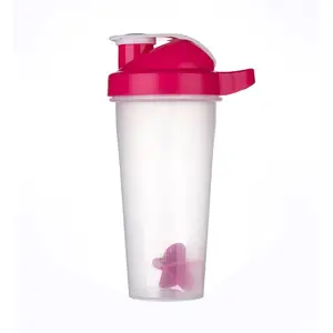 Image of BPA free 400ml 600ml plastic protein powder shakers water shaker protein bottle