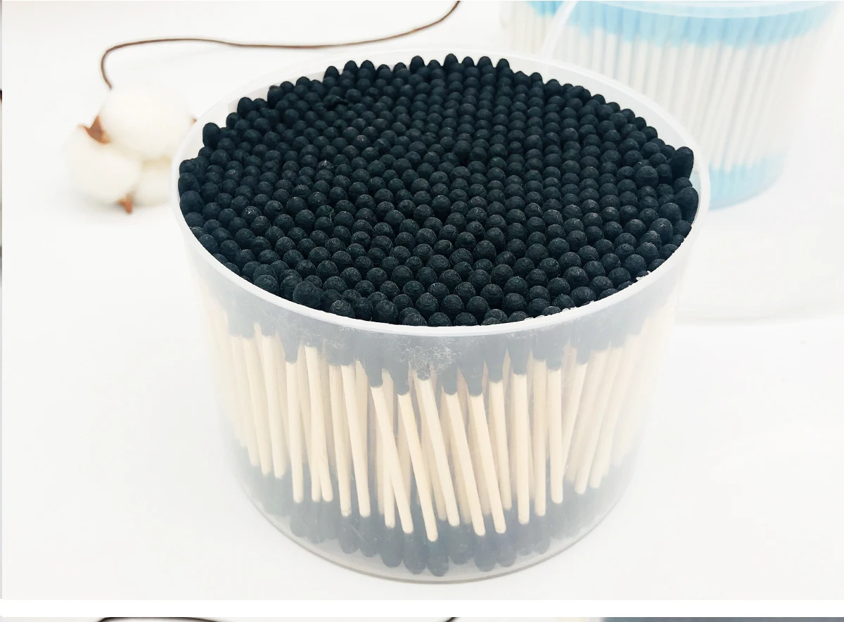 Hot-Selling eco-friendly bamboo or wooden stick ear cleaning cotton buds