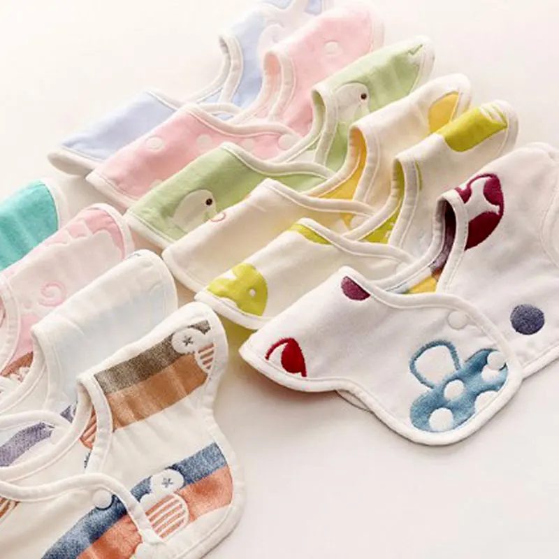

Hot Sale Free Sample Cotton Baby Bibs, 2019 New Design Children Waterproof Bibs/