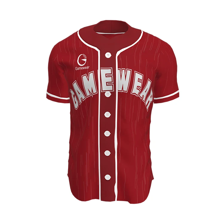 Sublimation Printing Softball Wear Cheap Blank Baseball Jersey Uniform
