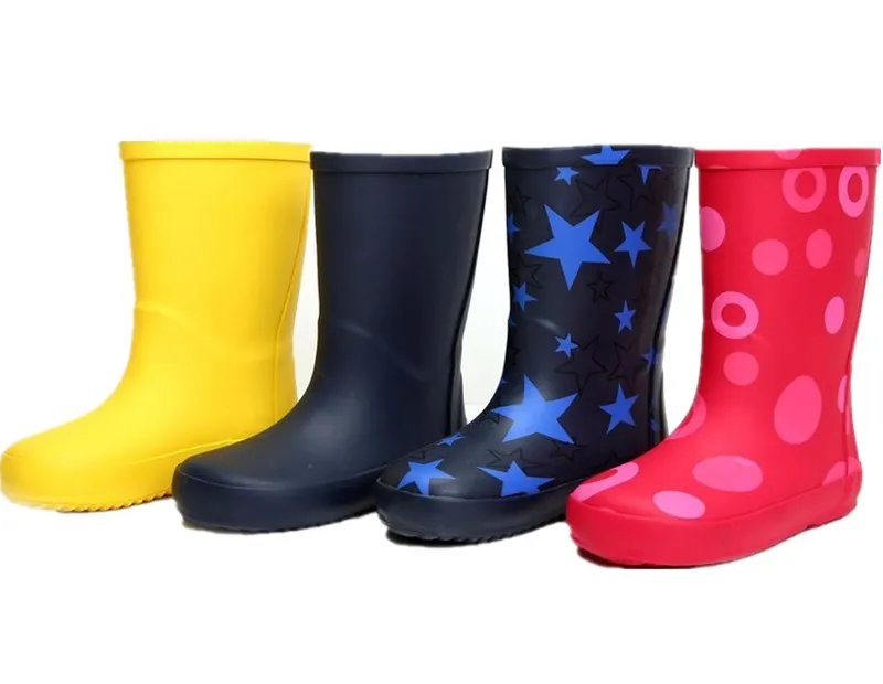 Good Quality Boy Girl Waterproof Shoe Children Rubber Rain Boot Kids