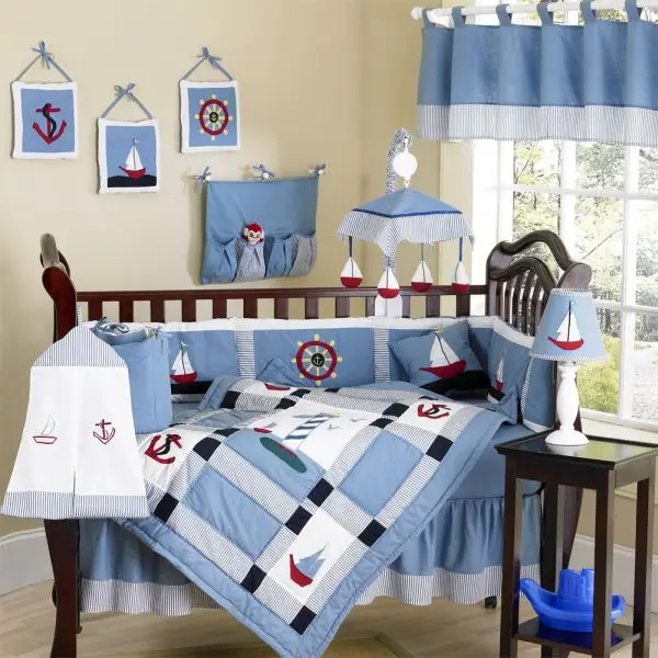 Sea Boats Baby Bedding Set Duvet Covers For Cot Cot Bed Toddler
