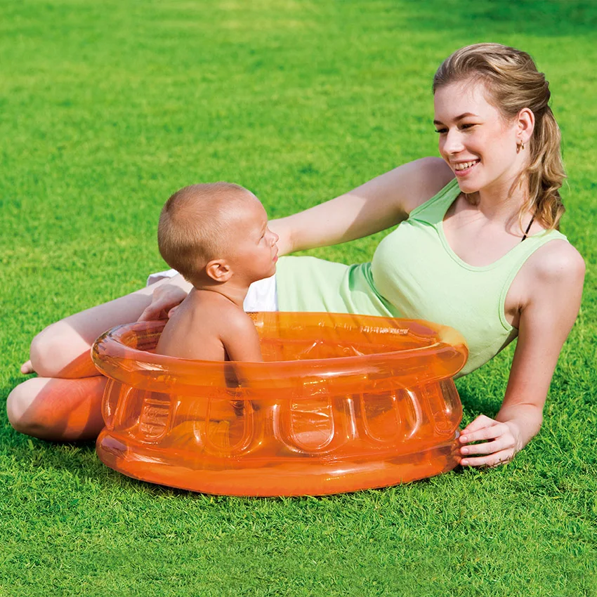 2 ring inflatable kiddie pool