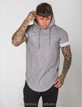 short sleeve pullover hoodie