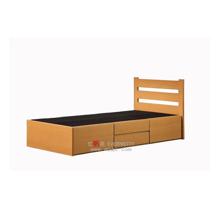 Wooden Single Bed With Drawers Wooden Bed Room Set With Best Black