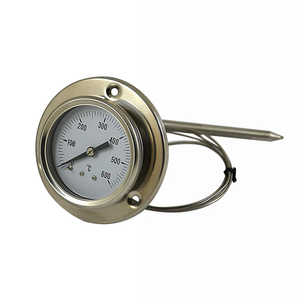 63mm All Stainless Steel Industrial Oven Capillary Gas Actuated Thermometer With Uclmp Buy