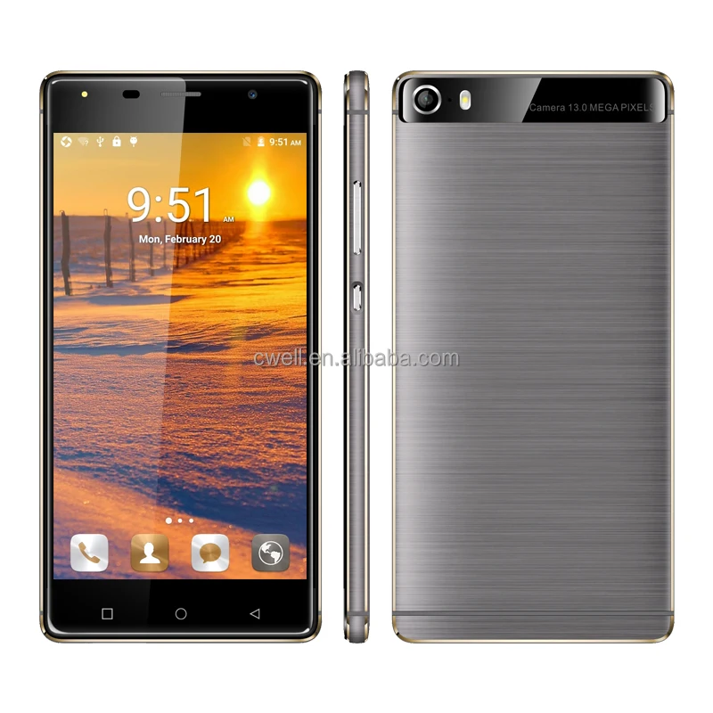

5.5 Inch Ultra Slim Metal Body Android Mobile Phone Smartphone, N/a