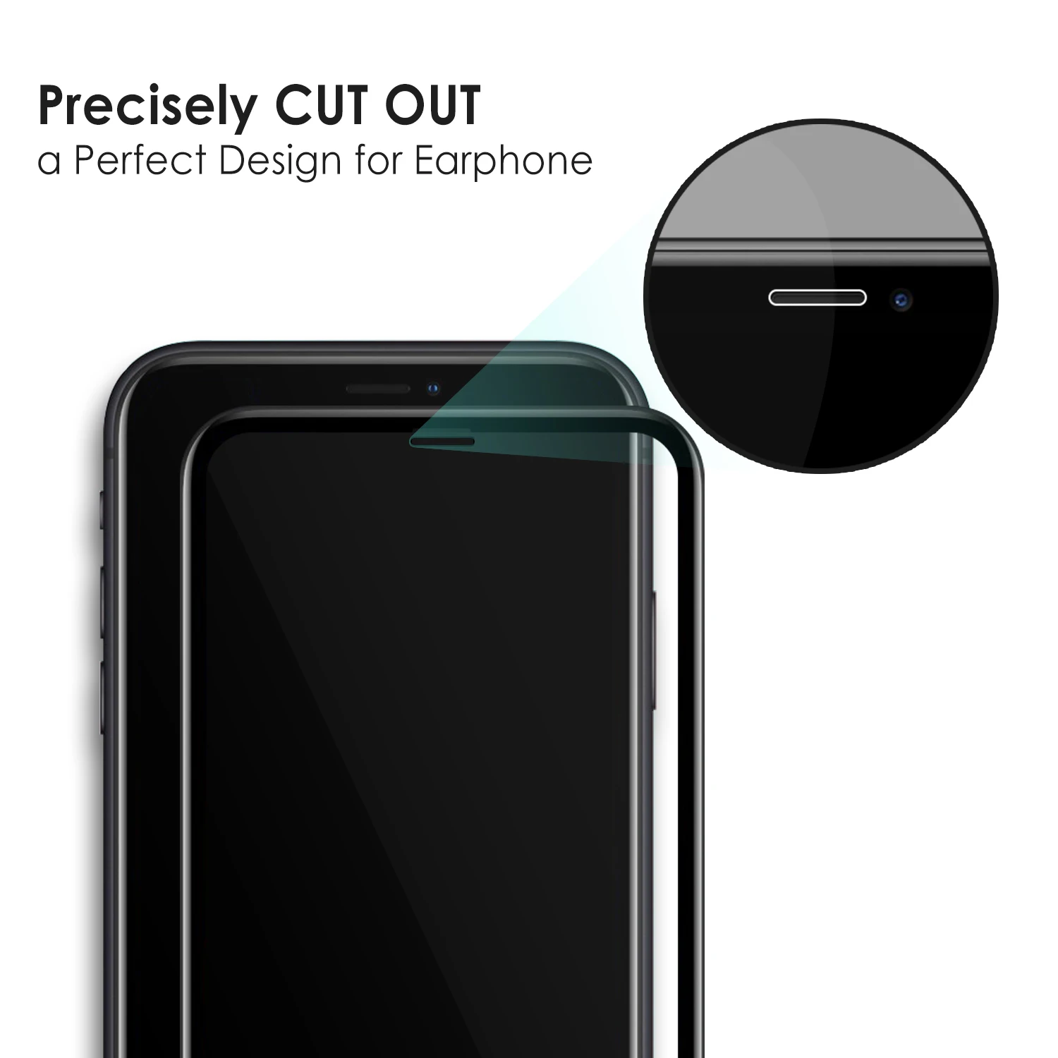 Vmax Screen Protector For Iphone X,9h Antiscratch Mobile Phone/cell