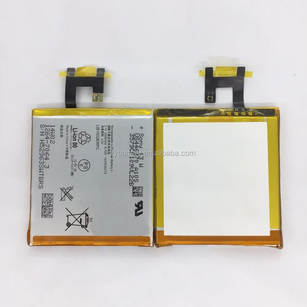 

High Quality mobile phone battery LIS1502ERPC For Sony Xperia Z Lte Lt36h L36H C6603 lt36i h Xperi Z Original Battery, Silver