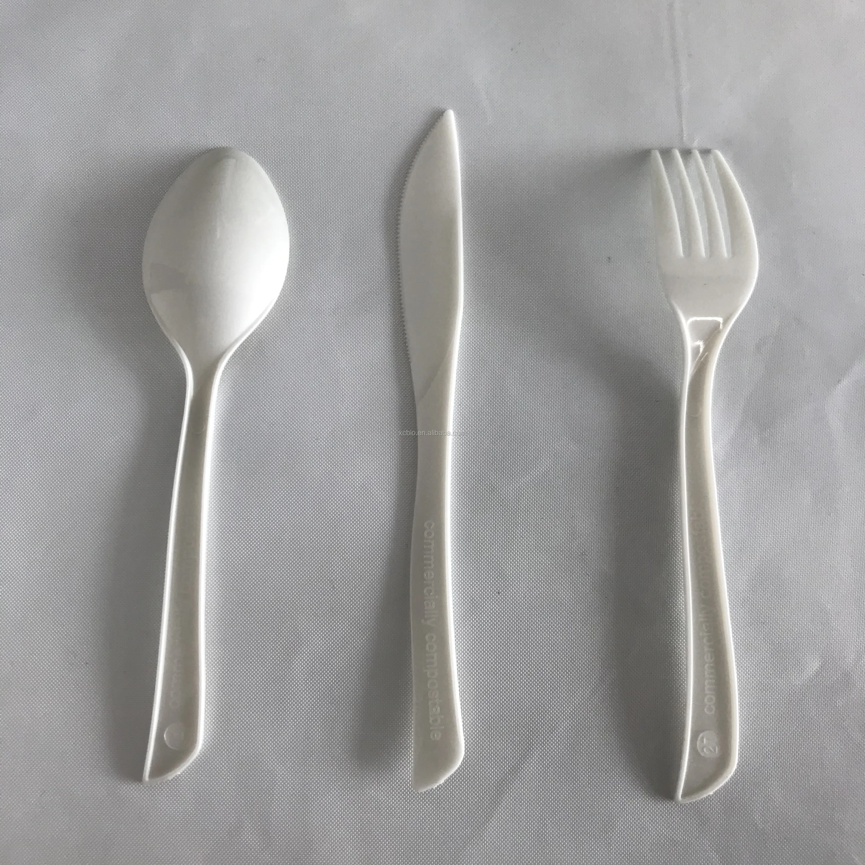 CPLA Material Made Biodegradable Kitchen Cutlery Set