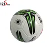 123 Sports custom soft PU machine sewed touch football soccer ball size 3