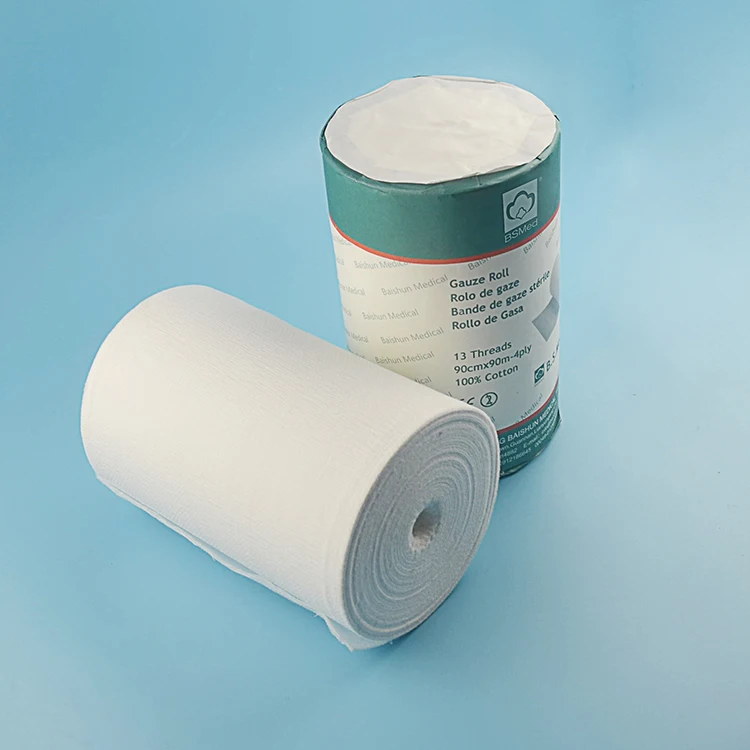 90cm X 100m Cotton Gauze Roll 100 Bleached Cotton Absorbent Jumbo