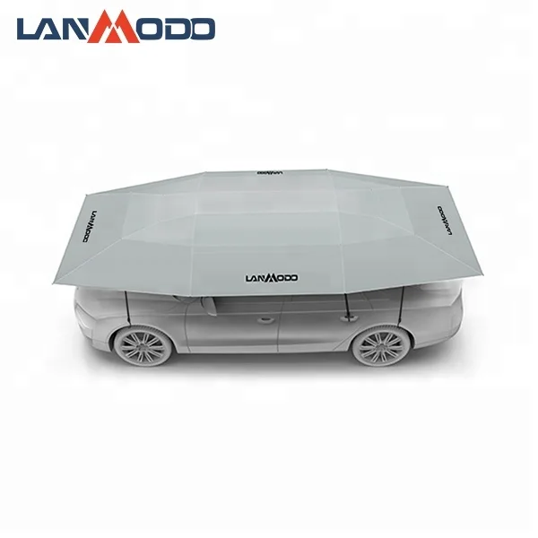 

Full Size Lanmodo portable retractable car garage with fiberglass frame, N/a