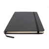 High End Low Moq Free Sample A5 Red Pu Leather Hardcover Branded Blank Thick Paper Custom Notebook For Office Supply