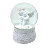 Wedding favors decorations white angel snow globes Cupid figurine snow globes
