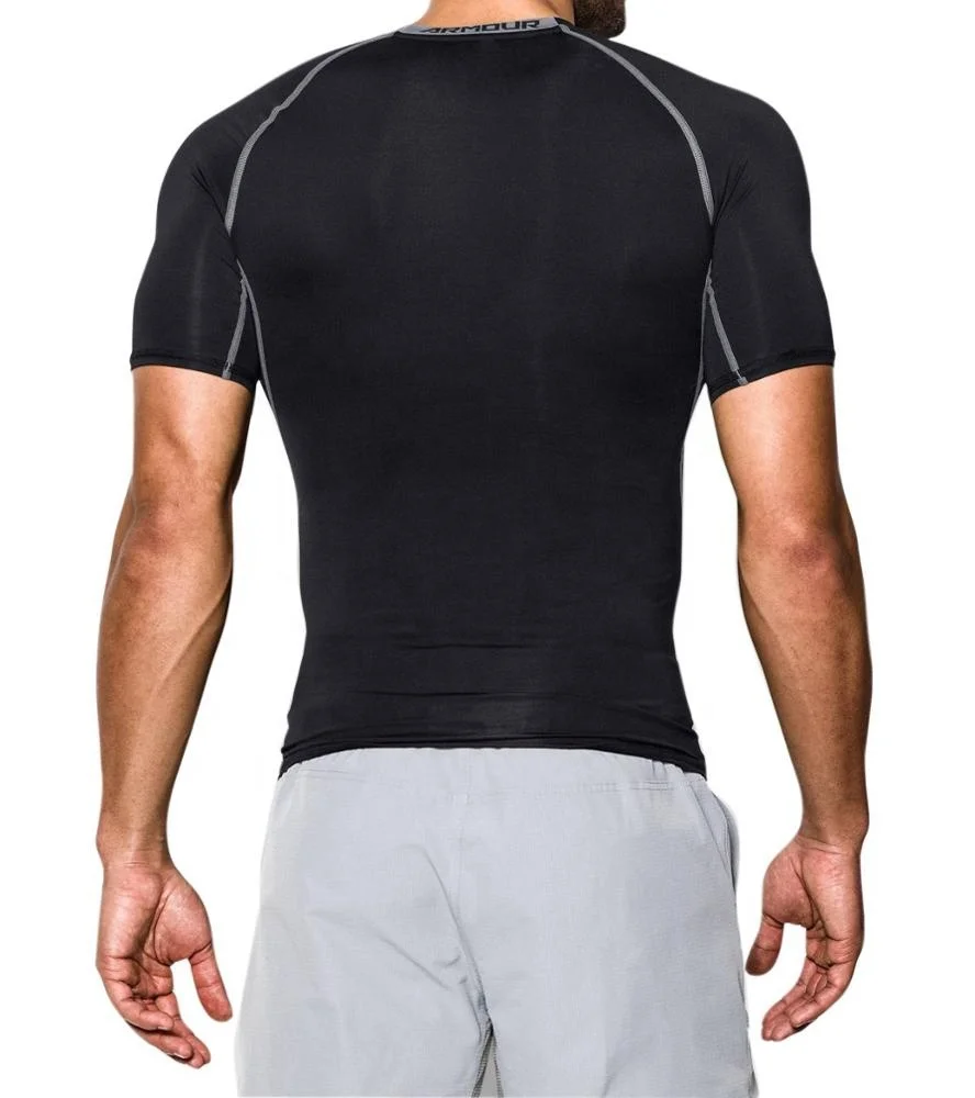 

Factory High Quality Custom Active Wear Mens Polyester Tank Top Activewear Men Compression T-shirt Short Sleeve Rash Guard, Any color